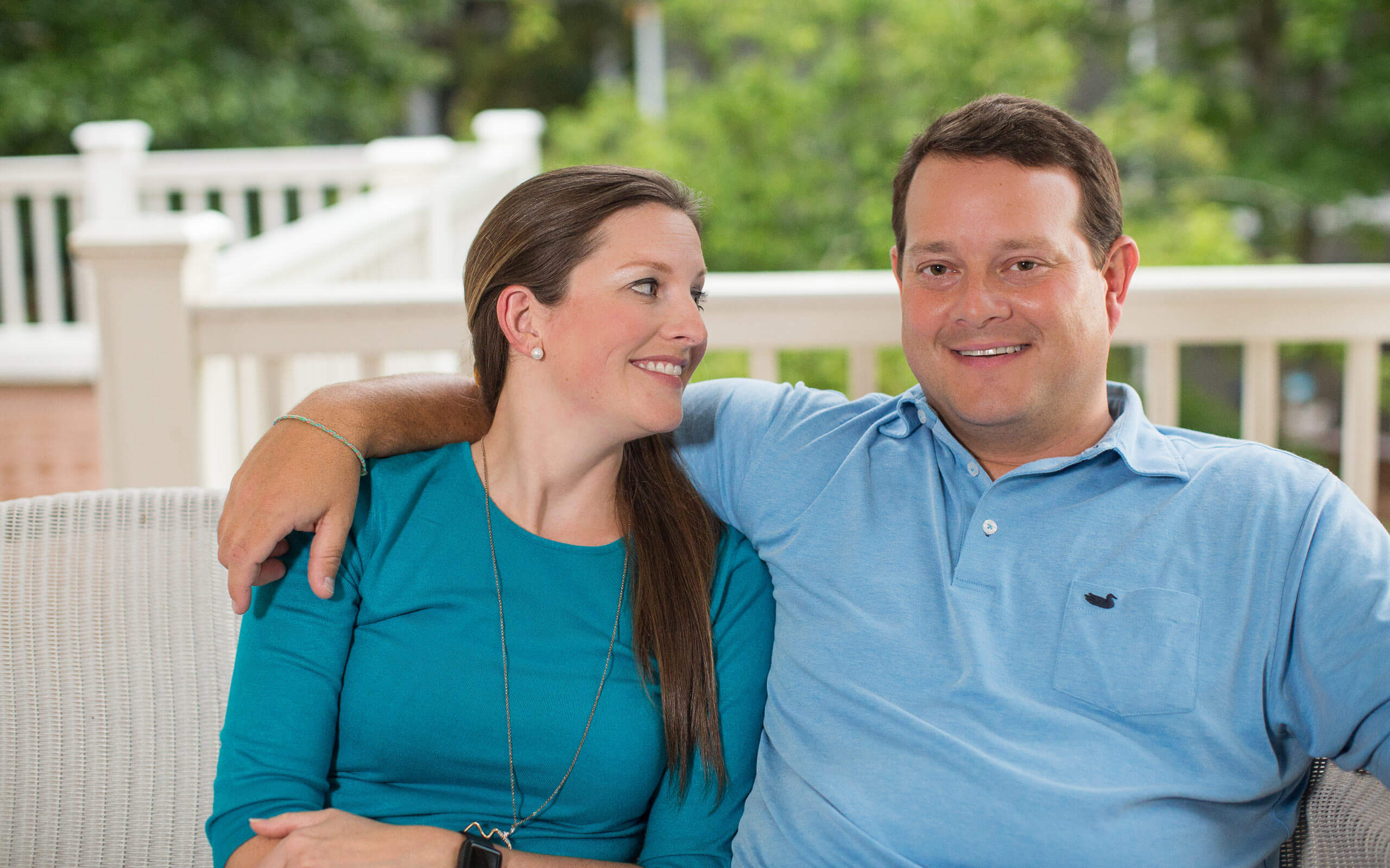 Donnan, diagnosed with aHUS at 39 years old, and his wife